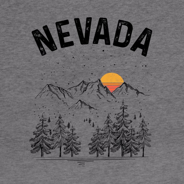 Nevada State Vintage Retro by DanYoungOfficial